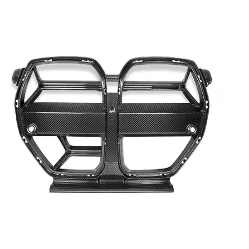 Shark Dynamic Carbon Fiber CSL Style Front Grille With ACC for  M3 M4 G80 G82 2021-on Nose Grill Car Grills